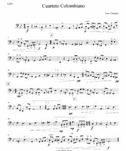 Preview Cuarteto Colombiano para Cuerdas - Cello