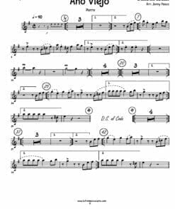 Preview de Partituras El Año Viejo para Big Band | Trompeta