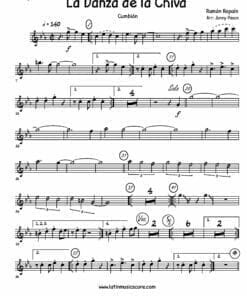 Preview de Partituras de La Danza de la Chiva para Big Band | Trompeta