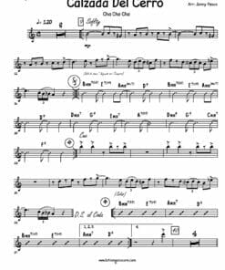 Preview - Partituras - Calzada Del Cerro -Irakere - Big Band PDF - Trompeta