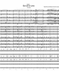 Son de la Loma - Preview - Partituras de Son Cubano para Big Band PDF | Score